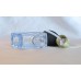 FMB05 modrý  - plnitelný skleněný flakon na parfém s malým balónkovým rozprašovačem