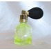 FMBO06 žlutý  - plnitelný skleněný flakon na parfém s malým balónkovým rozprašovačem